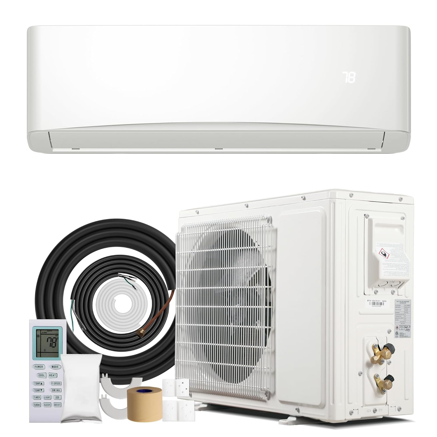 12000BTU ミニスプリットエアコン