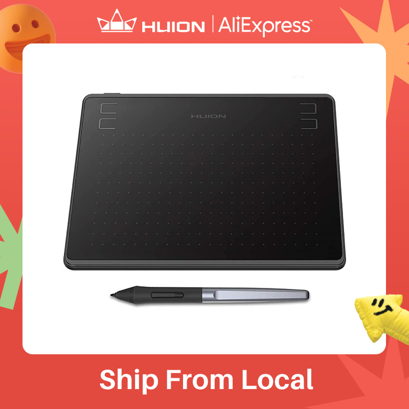 HUION HS64 6x4 インチ グラフィック描画タブレット 携帯電話タブレット ペイントツール バッテリー不要のスタイラス付き Android Windows および MacOS 用