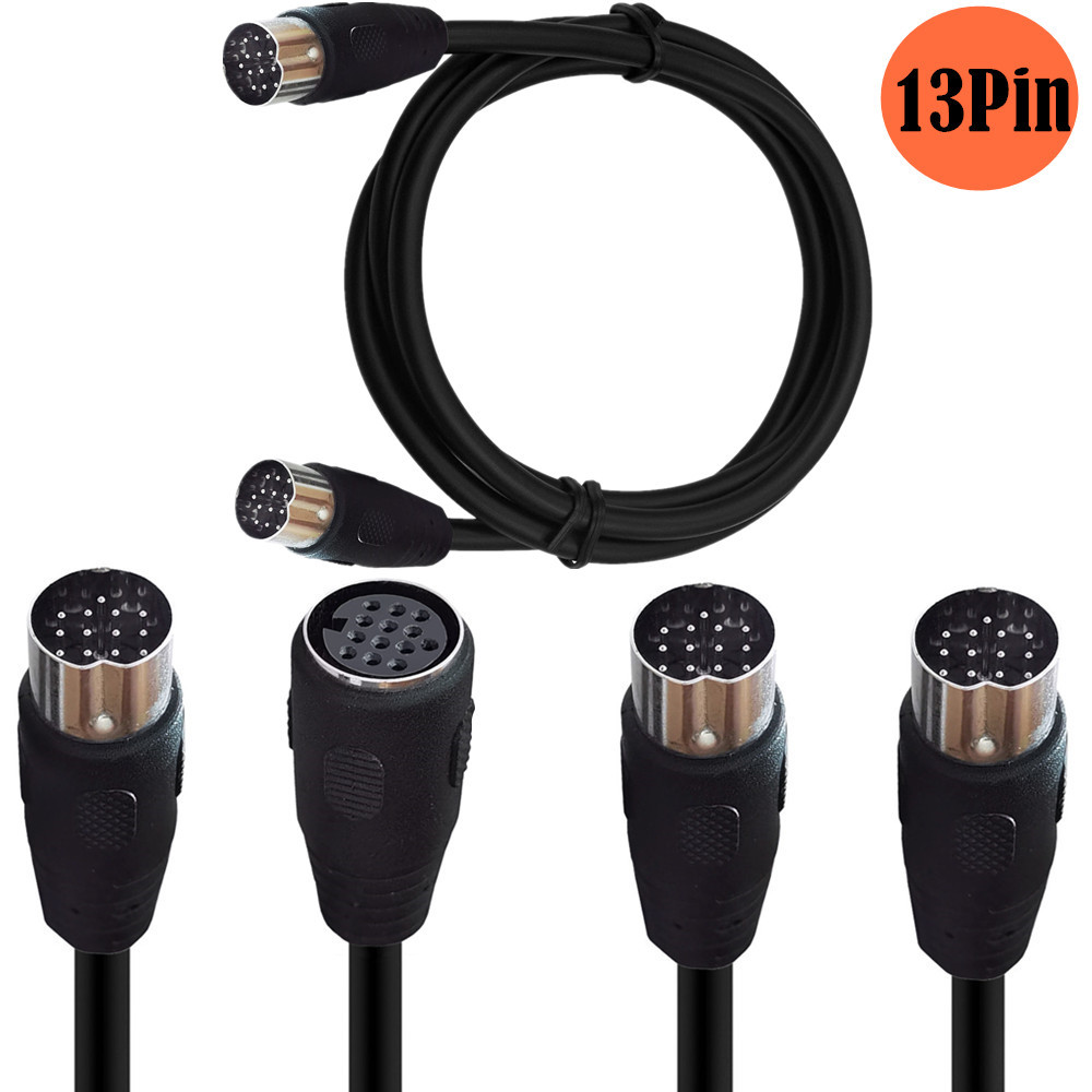 DIN 13 ピンオスメス/オス電気信号制御ケーブル 13P 延長ケーブル 1 メートル 1.5 メートル 3 メートル