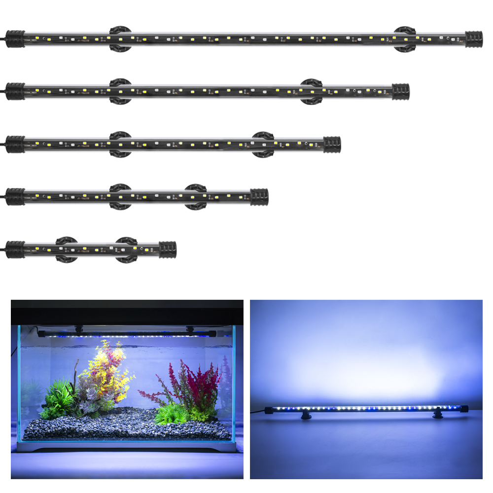 USB 水族館ライト LED 植物成長ランプ 18-58 センチメートル水族館の装飾照明防水水槽ライト