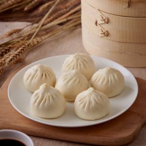 三泉 冷凍羊皮袋入り古酵母包子（小籠包） 低ナトリウム ティータイム用おやつ 袋入り