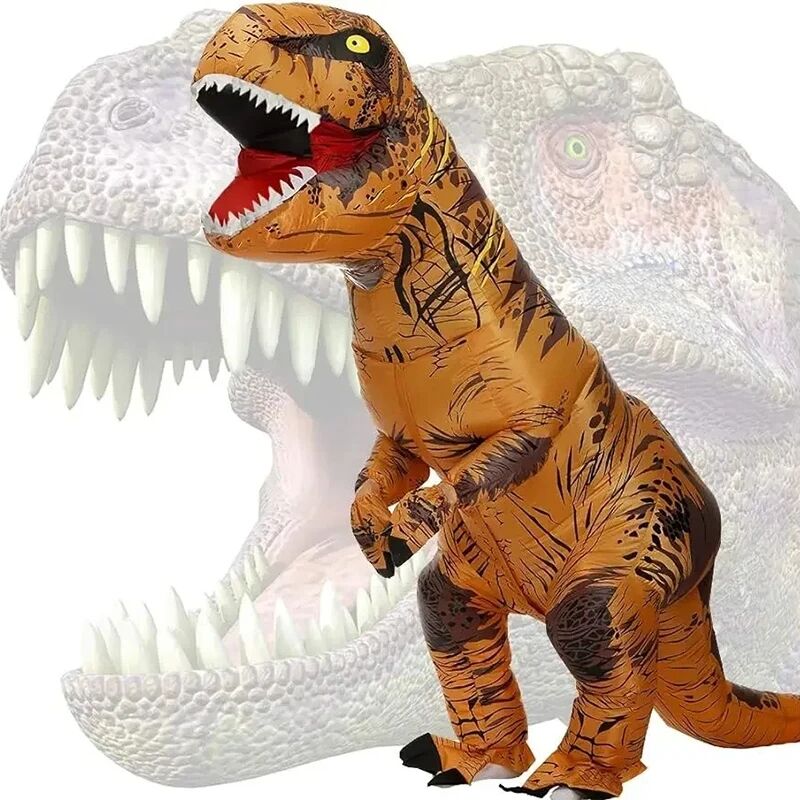 インフレータブルコスチューム恐竜インフレータブルコスチューム T-rex コスチュームファンシードレスハロウィンコスチュームコスチューム
