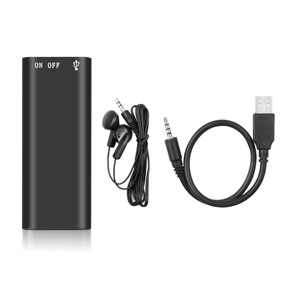 プロフェッショナルミニ8GBデジタルオーディオボイスレコーダーMP3プレーヤー3in1 8Gメモリストレージ192Kbps録音WAV