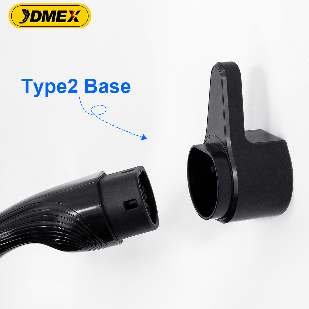 JDMEX EV 充電器ホルダーホルスタードック電気自動車 Type2 Type1 GBT 充電ケーブル追加保護主要なウォールボックス