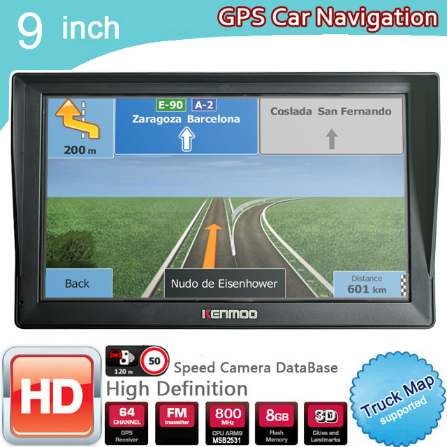 9 インチ HD GPS ポータブル ナビゲーション 2026 マップ ヨーロッパ ロシア 車 トラック キャンプ キャラバン ナビゲーター Sat Nav 無料生涯マップ