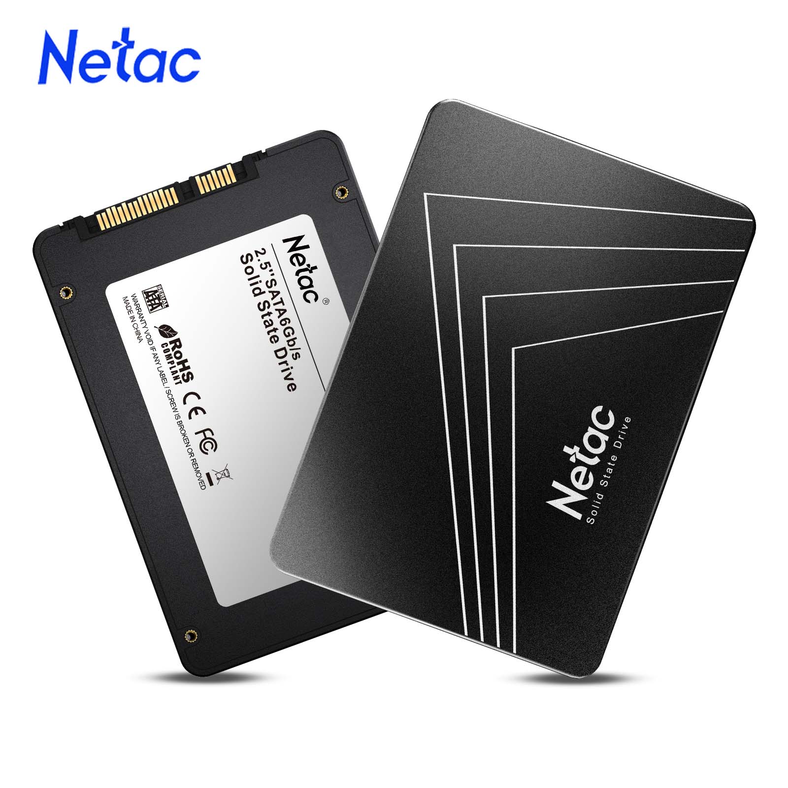 Netac SATA SSD ハードドライブ 128 ギガバイト 256 ギガバイト 512 ギガバイト 1 テラバイト 2 テラバイト SATA3 2.5 インチディスクラップトップ内蔵ハードドライブ HDD ハードディスク PC ラップトップ用