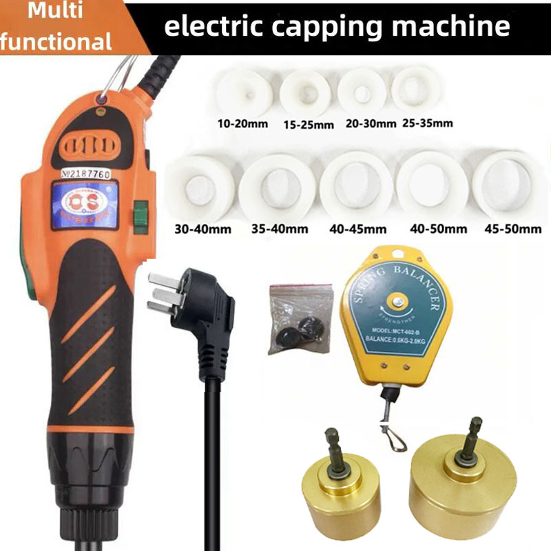 ハンドヘルドボトルキャッピングマシン ウェアラブル電動220V大型トルクシーラーおよび包装機器蓋締め機