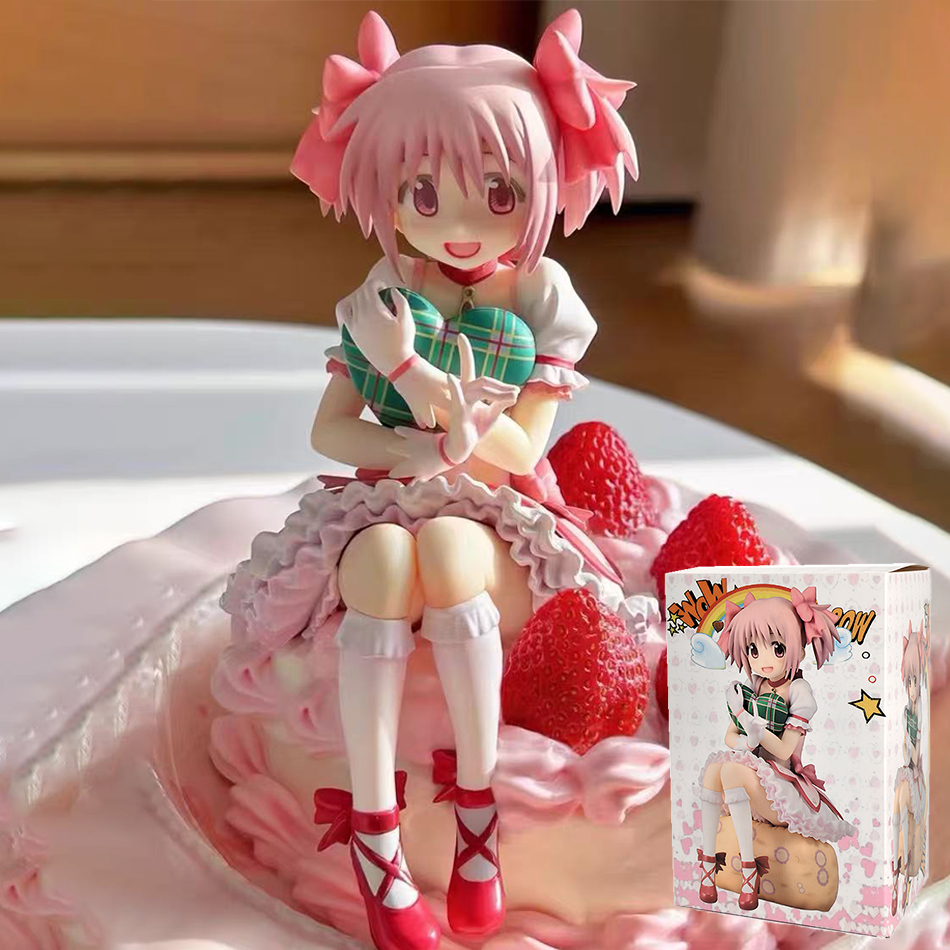 15 センチメートル Aniem フィギュア魔法少女まどか☆マギカ座位まどかアクションフィギュア魔法少女モデルの装飾像人形おもちゃギフト