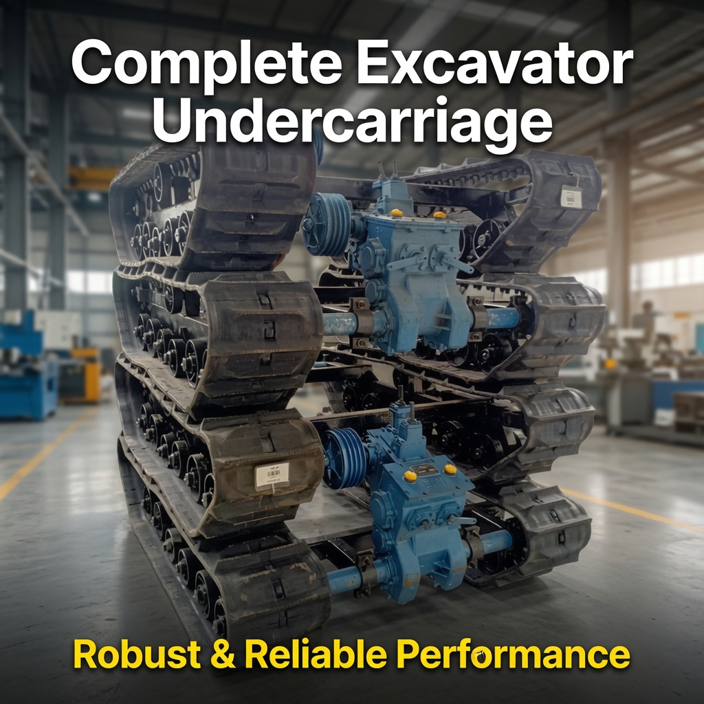 完全な掘削機の車台アセンブリヘビーデューティトラックシャーシ建設機械部品