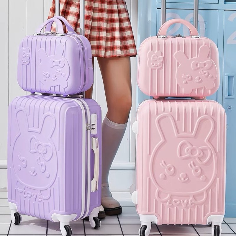 子供素敵なローリング荷物セット女性用トロリースーツケース女の子ピンクスピナーブランド機内持ち込み手荷物トラベルバッグハンドバ付き