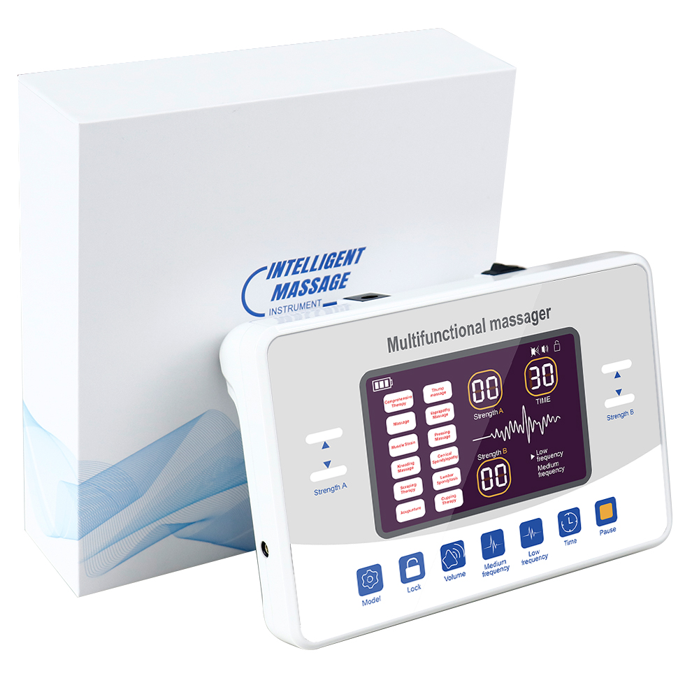 12 モード TENS 低周波物理デバイス EMS 筋肉刺激装置電子パルスマッサージャーボディ刺激装置マシン