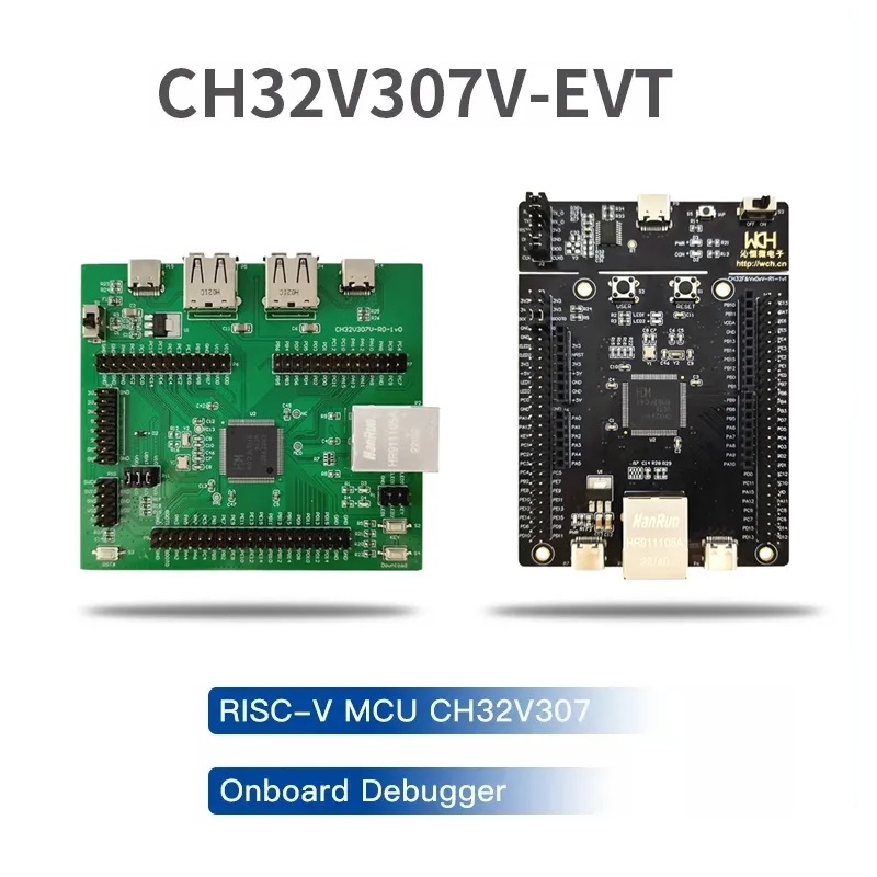 CH32V307 開発ボード、オンボード WCH-Link デバッガー/SD カード ホルダー、CH32V307V-EVT-R0/R1/R2 評価ボード新品およびオリジナル