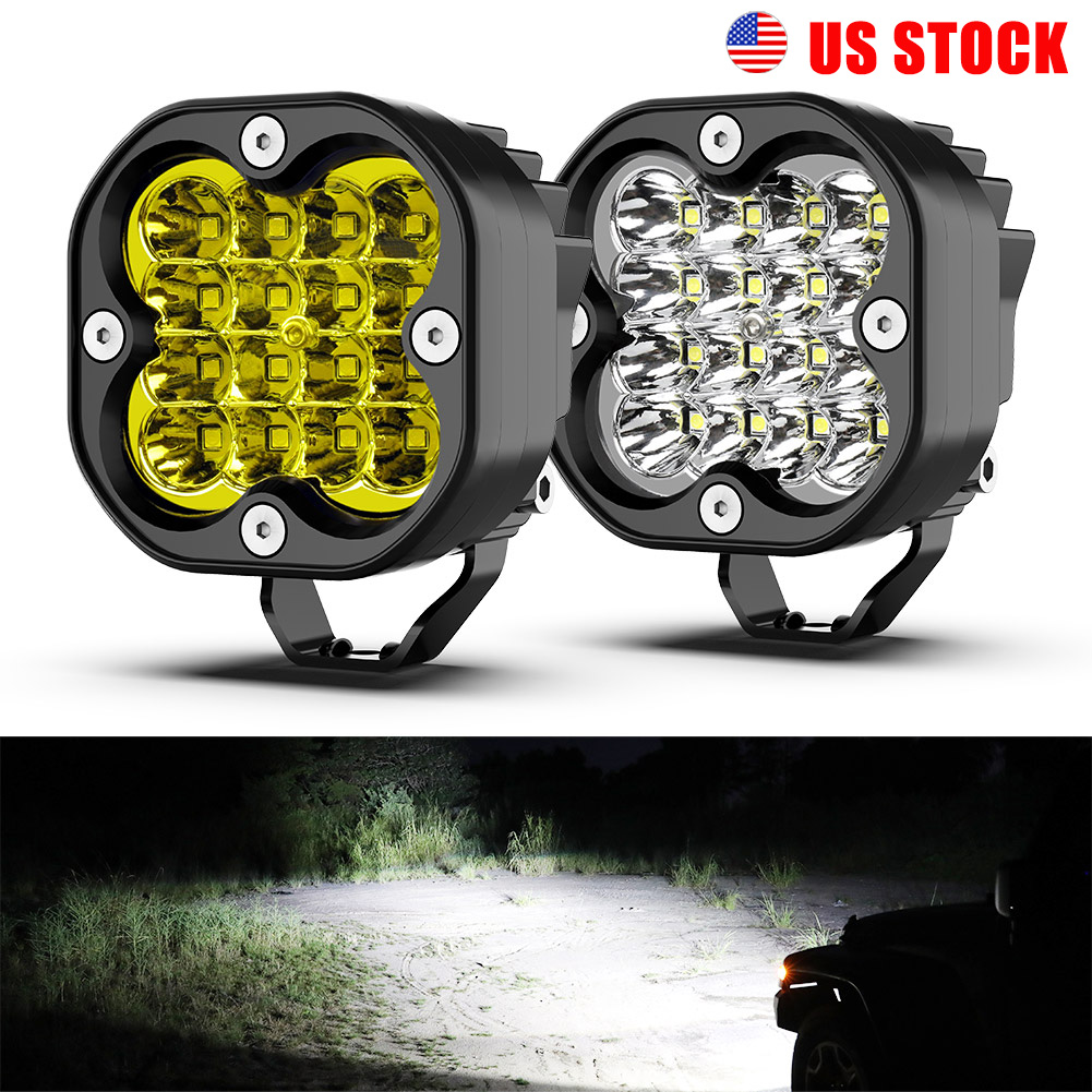 NAOEVO 3 インチ Led ワークライトバー 12V スポットライト 4 × 4 オフロードアクセサリー LED ヘッドライトフォグランプオートバイジープトラック ATV