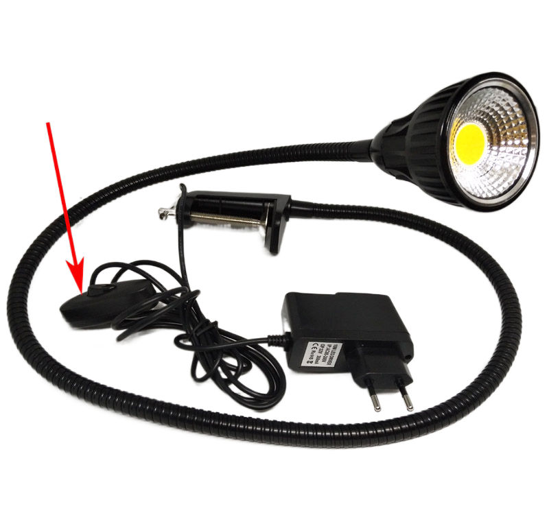 10W 110V 220V クランプ木工旋盤ワークライトフレキシブル