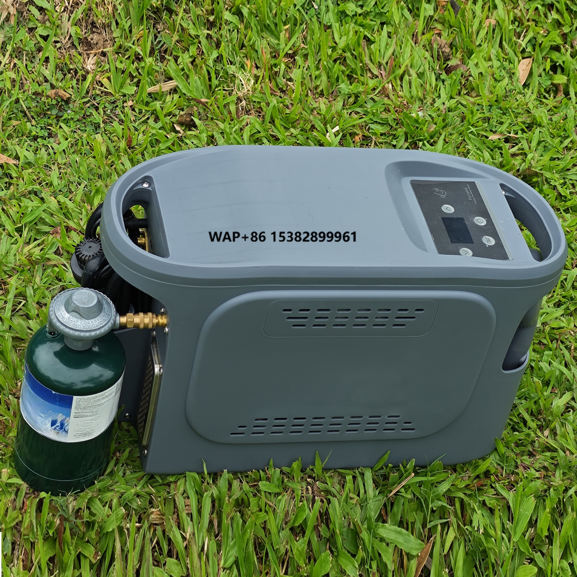 6L キャンプ用ガスシャワー瞬間湯沸かし器 RV マリン用、漏れ防止