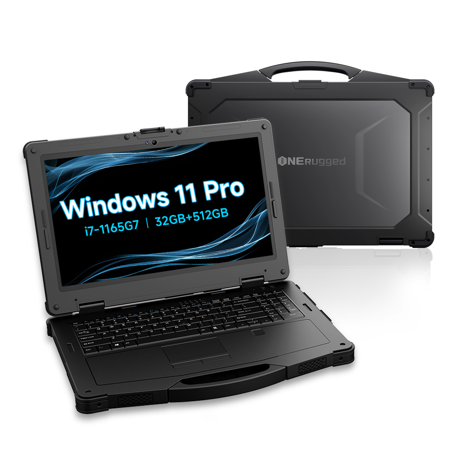 Emdoor ポータブル 15.6 インチ産業用頑丈なラップトップ ノートブック コンピュータ PC 5G インテル I5/i7 Win10/11 NFC 700 ニット シリアル ポート付き