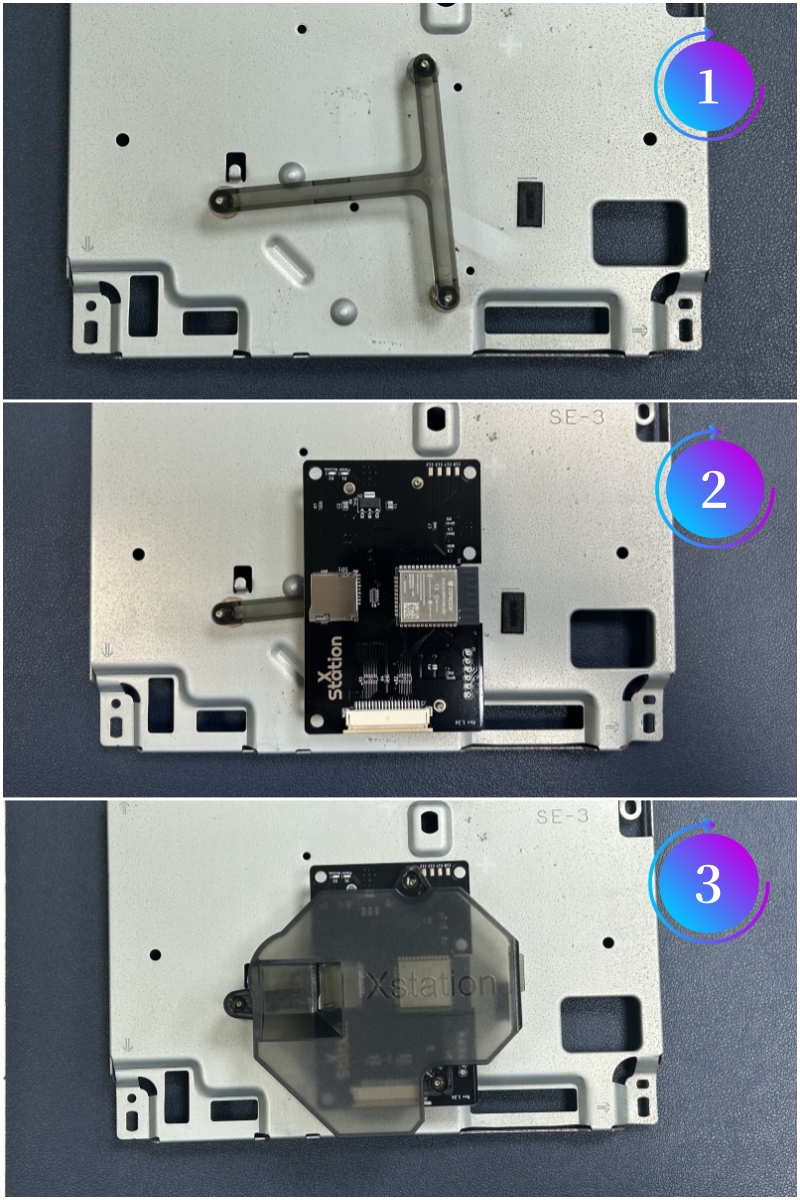 XStation PS1 Injection Molding Cover Plate Fenrir 3D Printed Bracket For Sega Saturn