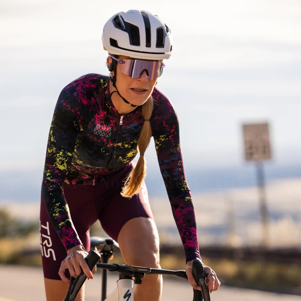 Tres Pinas セット女性サイクリング服着用 Ciclismo マウンテンバイク自転車ジャージセットキット長距離 9D 快適なアパレル