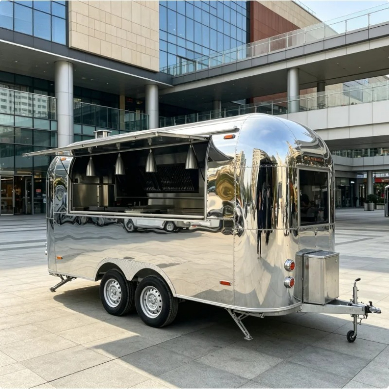 Cheap Price Snack Pizza BBQ Food Trailer Hot Dog Food Cart Coffee Ice Cream Car Mobile Fast Food Truck for Sale