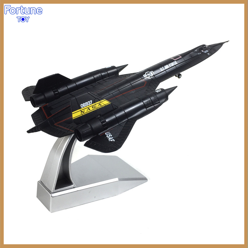 Sr 71 ブラックバード 1:144 スケールダイキャスト合金完成した偵察機米国空軍戦闘機モデルコレクション
