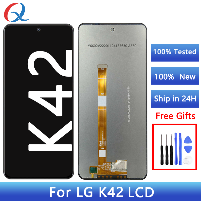 LG K42 液晶 LG K42 K52 K62 Q52 ディスプレイデジタイザアセンブリ LG K42 スクリーンタッチの交換
