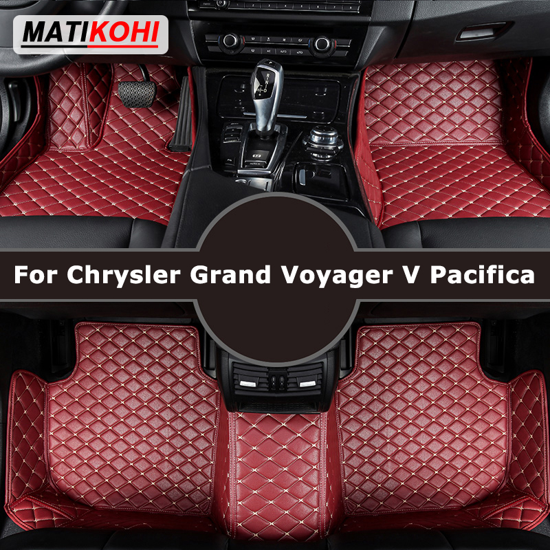 MATIKOHI カスタム車のフロアマットクライスラーグランドボイジャーパシフィカ 2007-2023 自動車カーペット足コシェ Accessorie