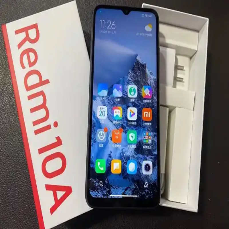 オリジナル Xiaomi Redmi 10A グローバル Rom スマートフォン 5000mAh 4G 64GB 6.53 'HD ディスプレイ Helio G25 オクタコア 13MP 指紋使用電話