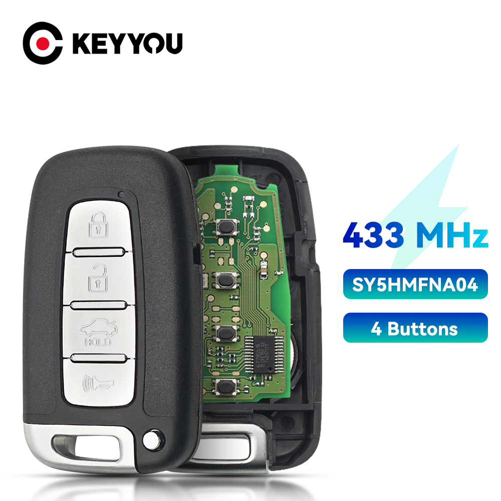 KEYYOU 433Mhz 車スマートリモートキーヒュンダイ I30 IX35 ソナタジェネシスベロスターエクウスツーソン起亜フォルテリオソレント SY5HMFNA04