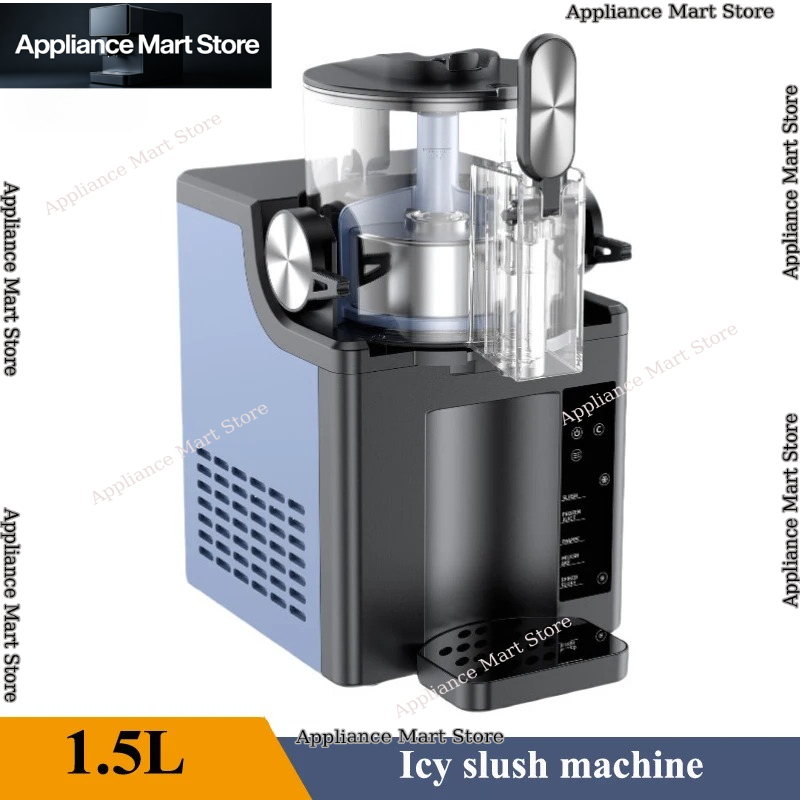 家庭用スラッシーマシン 1.5L アイスコールドドリンクブレンダーマシン 220W パーティーバー用 冷凍ドリンクマシン 急速冷却システム付き