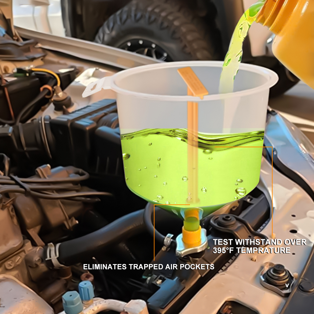 Pour Oil Tool 15Pcs/Set Fit Universal Vehicles Plastic Filling Funnel Spout Spill Proof Coolant Filling Kit Car Accessories