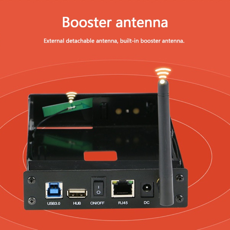 F3MA Blueendless 3.5 インチハードディスクエンクロージャボックスホーム Wifi ルータースマート NAS WiFi ネットサーバーストレージ USB3.0 Rj45 DC 12V 2A