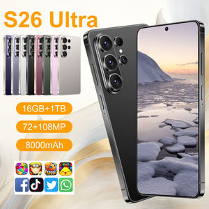 スマートフォン S26 Ultra 純正 5G スマートフォン 16GB+1TB デュアルSIM 8000mAh 72MP+108MP SIMフリー Androidスマートフォン