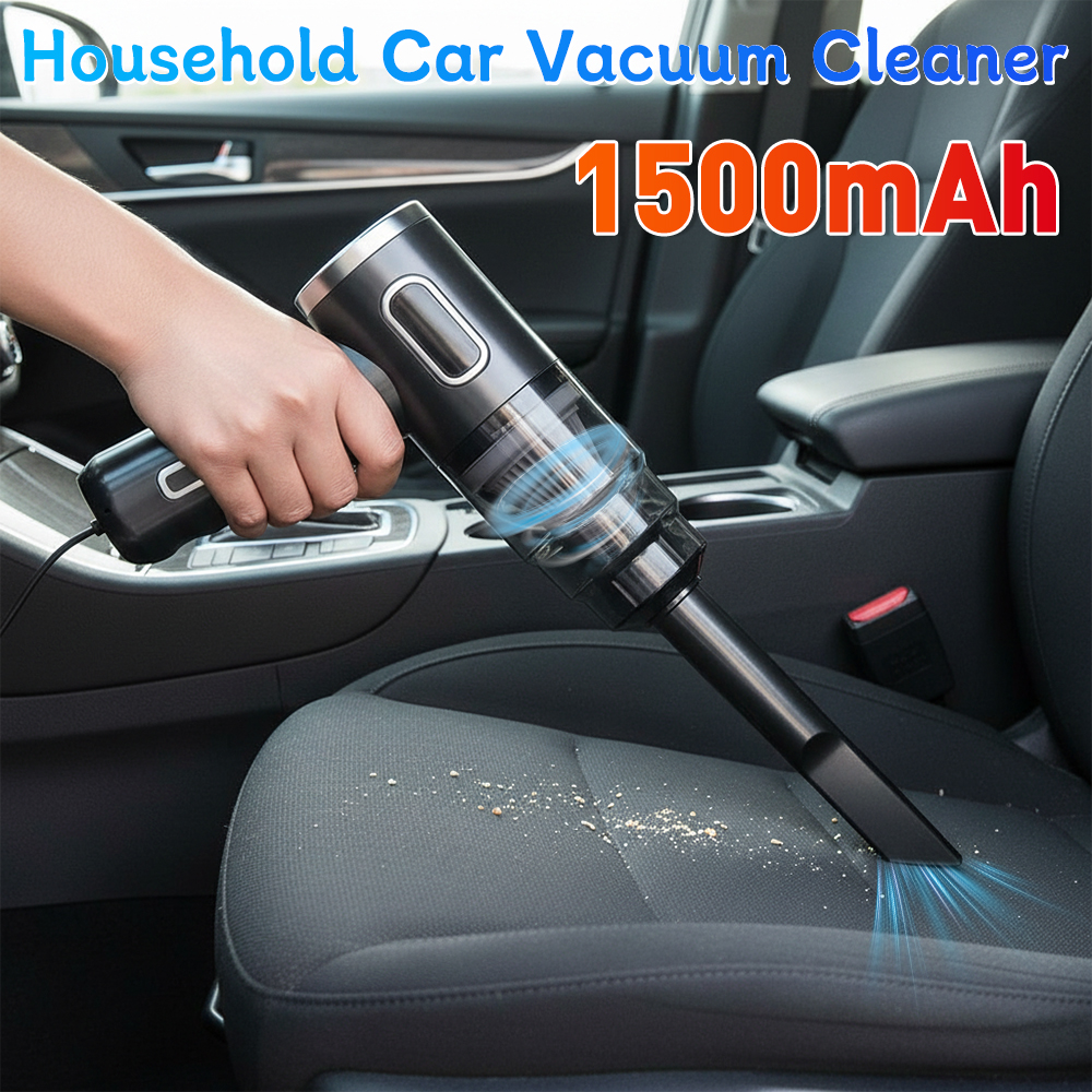 1500mAh 車用掃除機 キーボード用ポータブル洗浄機 車と家庭用の強力なミニハンドヘルドクリーナー