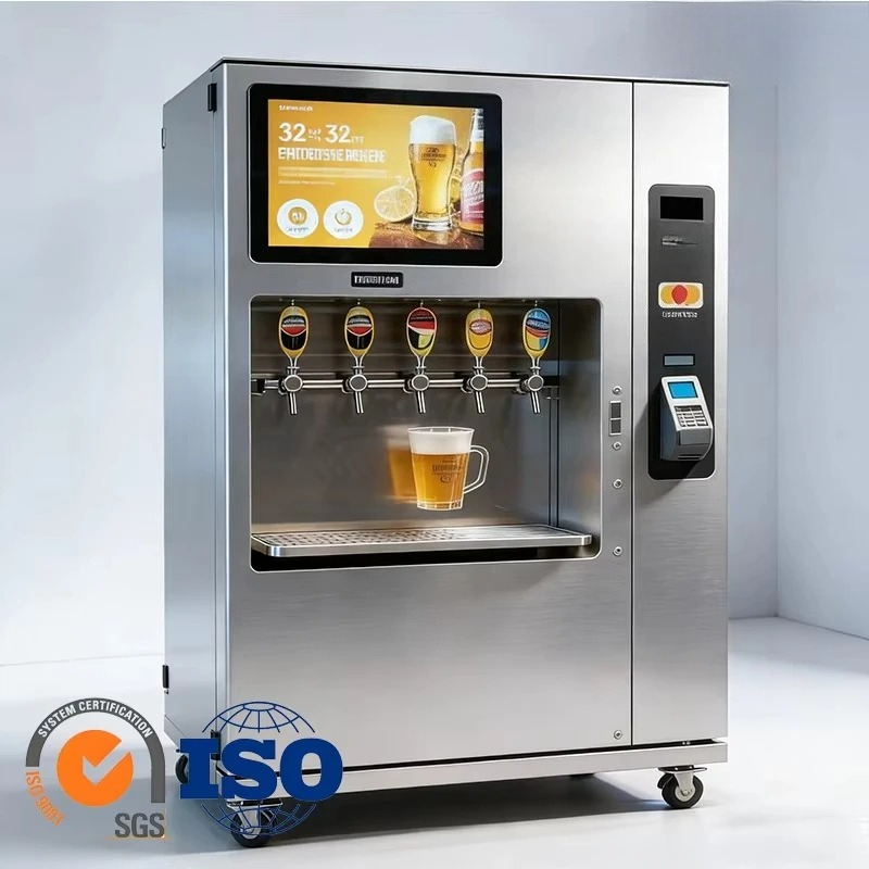 セルフサービス金属ビール自動販売機SDKクラウドベース管理クレジットカードコイン支払いカスタマイズされた生ビール