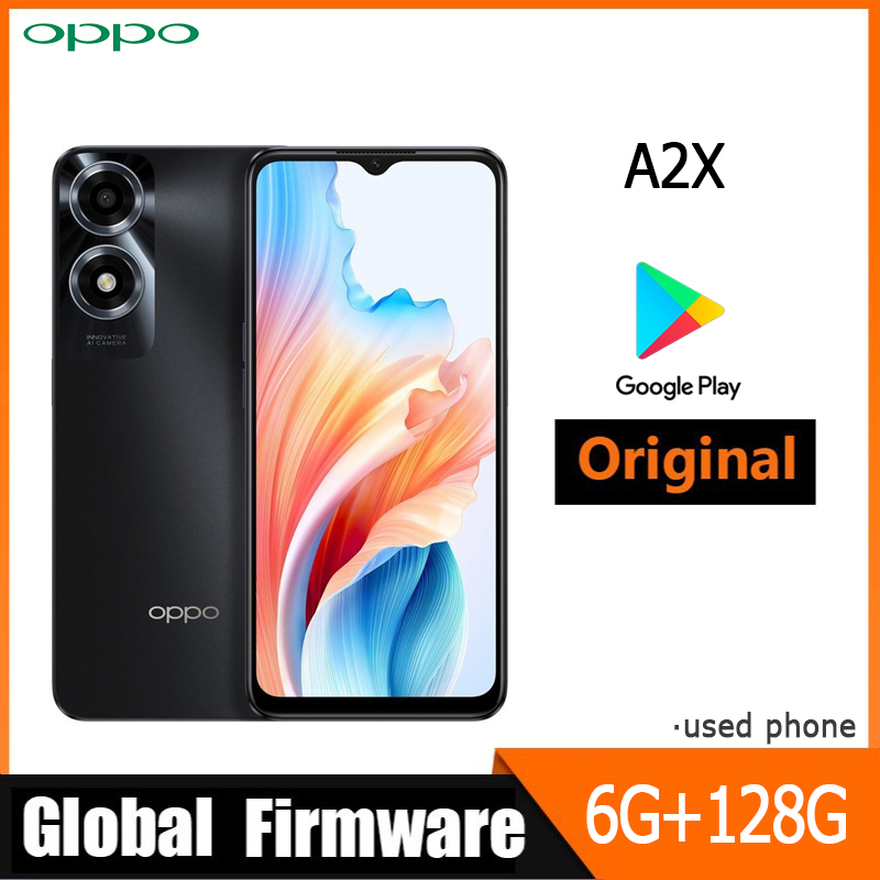 OPPO A2X 5G スマートフォン グローバル ファームウェア Dimensity 6020 ColorOS 13.1 6.56 インチ リアカメラ 13MP 5000 mAh 90Hz 中古電話