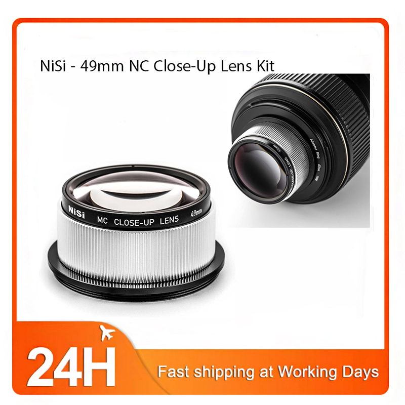 NiSi - 49mm NC クローズアップレンズキット、クローズアップマクロレンズフィルター、49mm スレッド、9 ジオプター、ナノコーティング、光学ガラス
