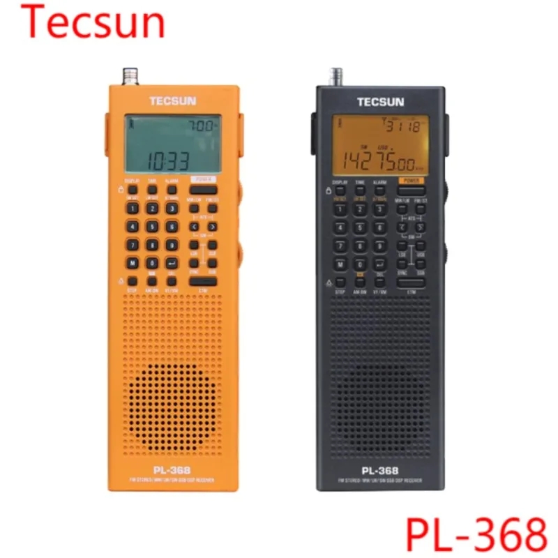 Original TECSUN PL-368 Portable DSP E FM-Stereo MW SW SSB World Band Stereo Radio PL368 Full Band 64-108MHZ