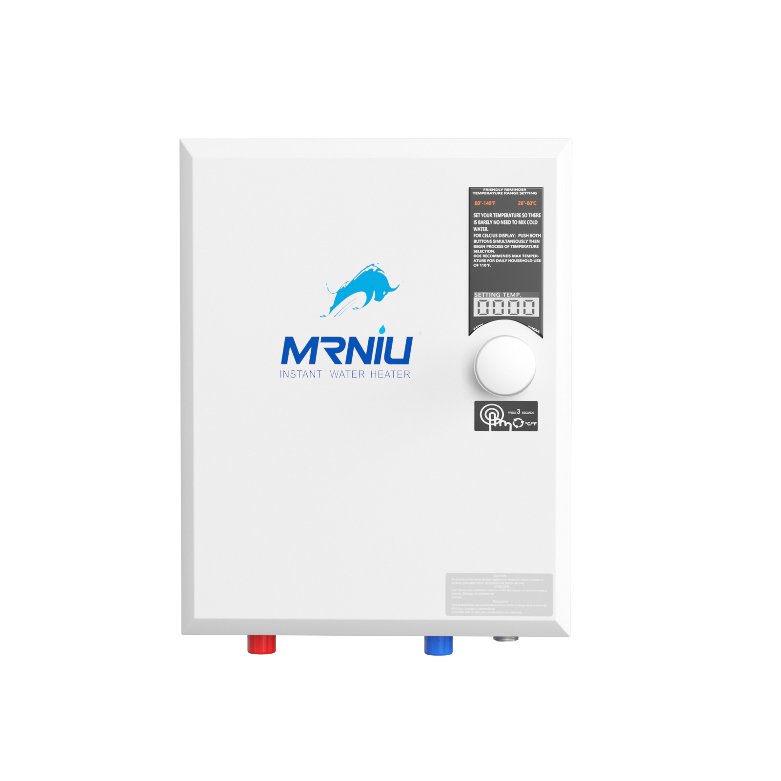 27Kw 効率的な電気タンクレス浴室シャワー給湯器サーモスタット現代のインスタント電気温水ヒーター 220V-240V