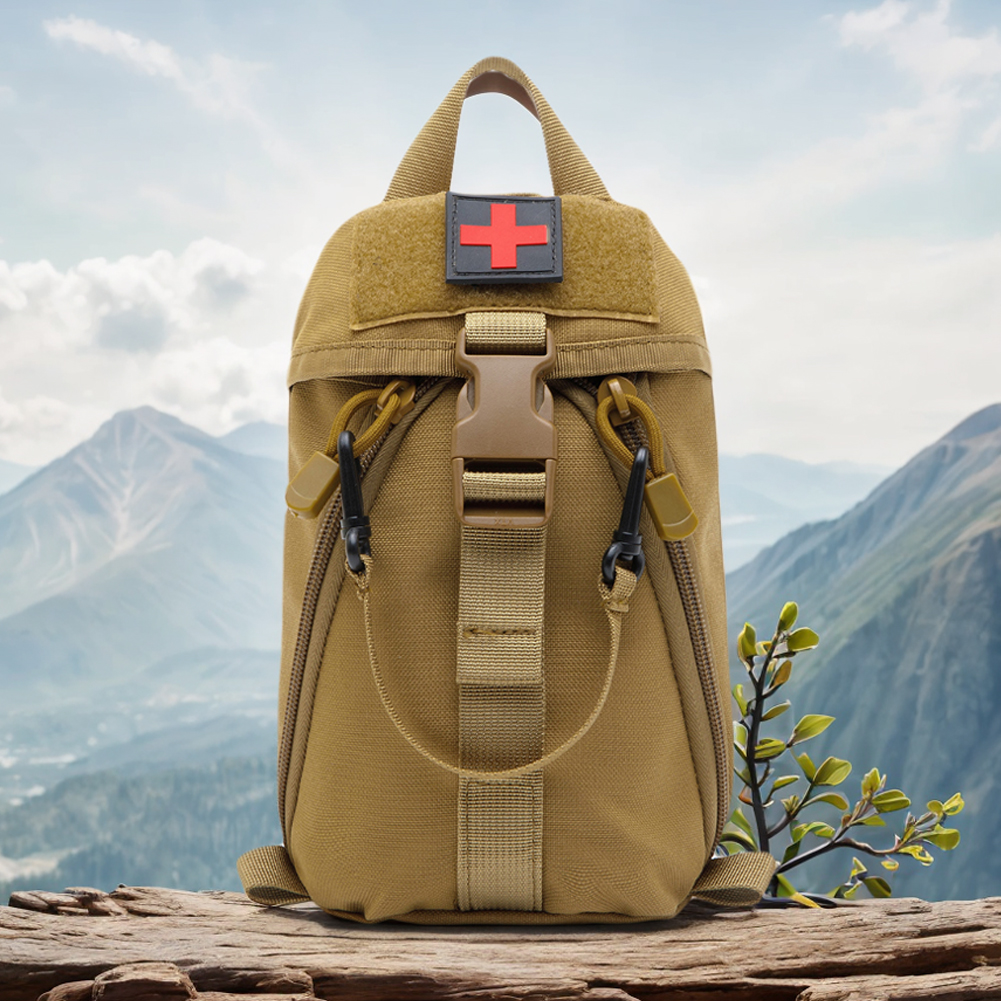 Nylon Empty First Aid Bag Trauma Kit Bag Trauma Medic Bag EMT Pouch First Aid Pouch for Outdoor Hiking Camping Travel
