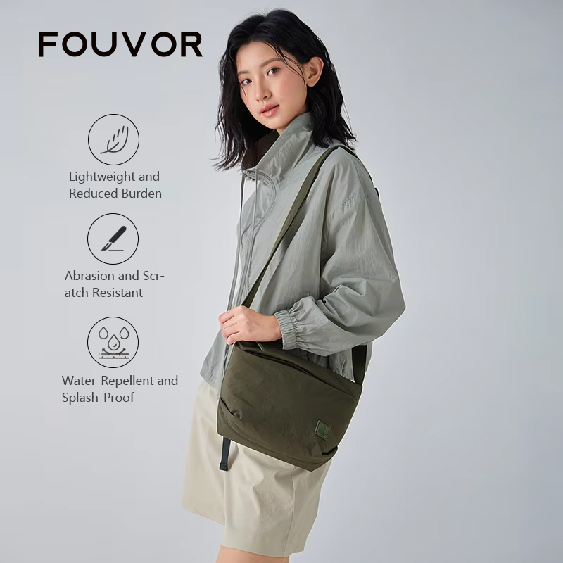 Fouvor 女性のショルダーバッグ小さなナイロン軽量カジュアルファッションクロスボディバッグ 2026 十代の若者のスポーツメッセンジャーバッグ 3071-02