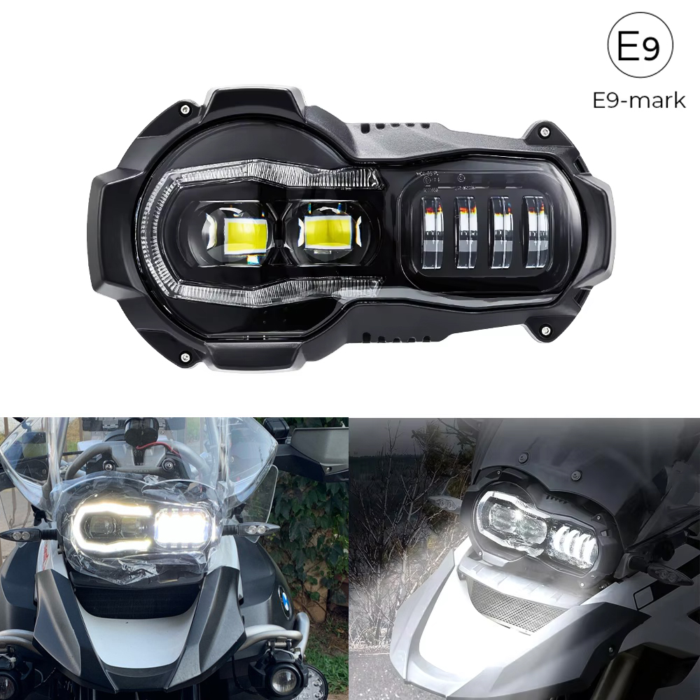 E マーク LED ヘッドライト BMW R1200GS R 1200GS 2004-2012 R 1200GS ADV アドベンチャーオートバイライト完全なヘッドライトアセンブリ