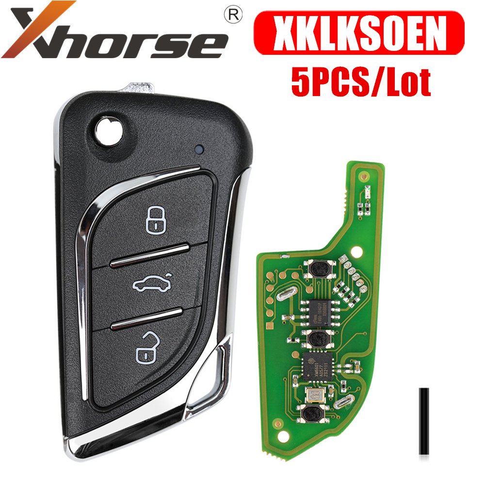 Xhorse XKLKS0EN ワイヤーリモートキーレクサスタイプ 5 ピース/ロット