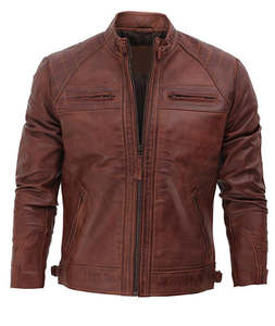 New Men's Fashion Leather Jackets, Men's Leather Jackets, High-Quality Cowhide Jackets