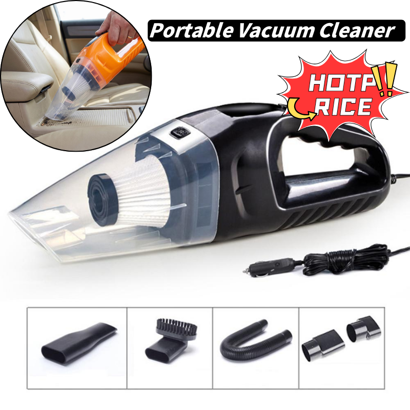 ハンドヘルド車掃除機 DC 12V プラグイン車のシガーライター強力な吸引ミニ自動集塵機湿式乾式両用