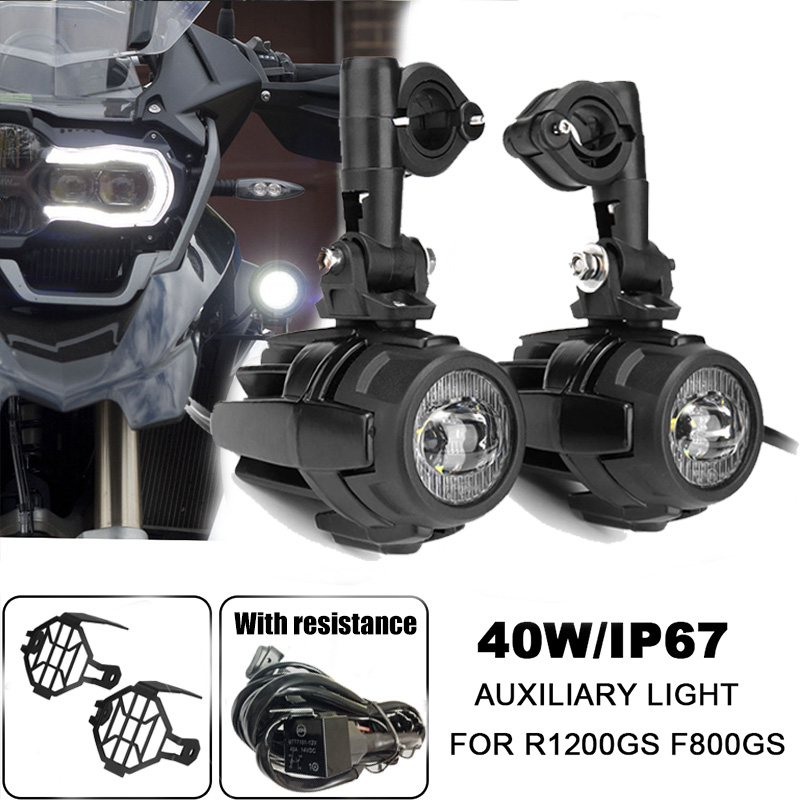 E9 オートバイアクセサリー LED パッシングライト Bmw R1200GS ADV K1600 F800GS G310GS バイク補助フォグランプ