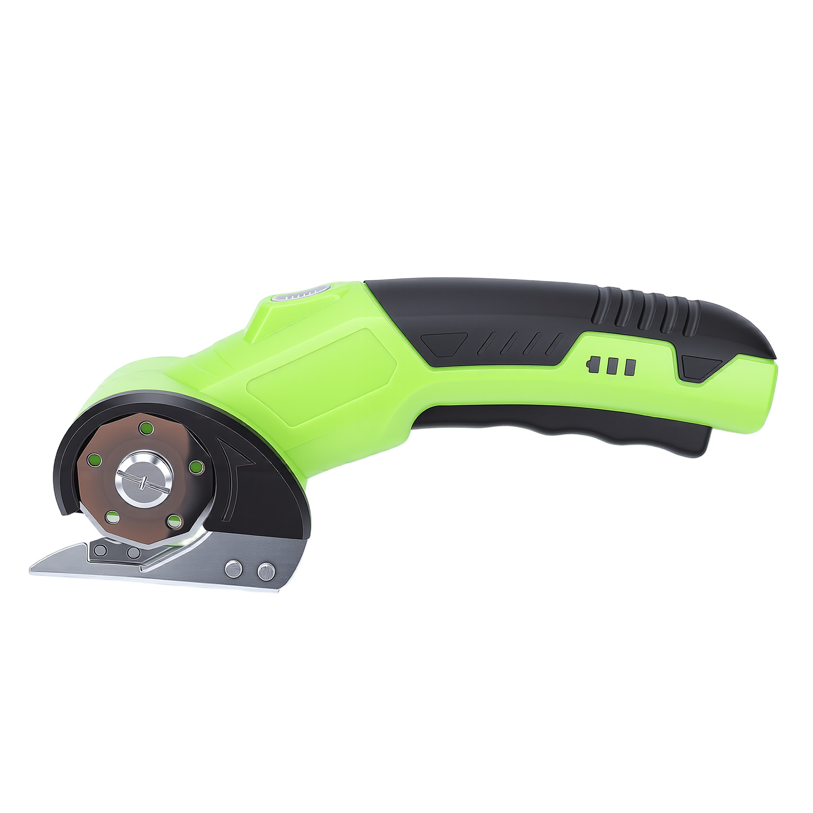 電動段ボールカッター 320RPM 充電式電動ハサミ バッテリーインジケーターとLEDライト付き カーペット、布、革用