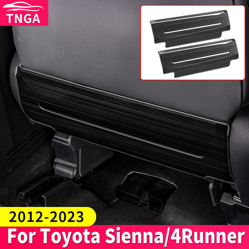 トヨタ 2012-2023 シエナ 4 ランナーステンレス鋼シート保護バッフル室内装飾アクセサリーアップグレード修正