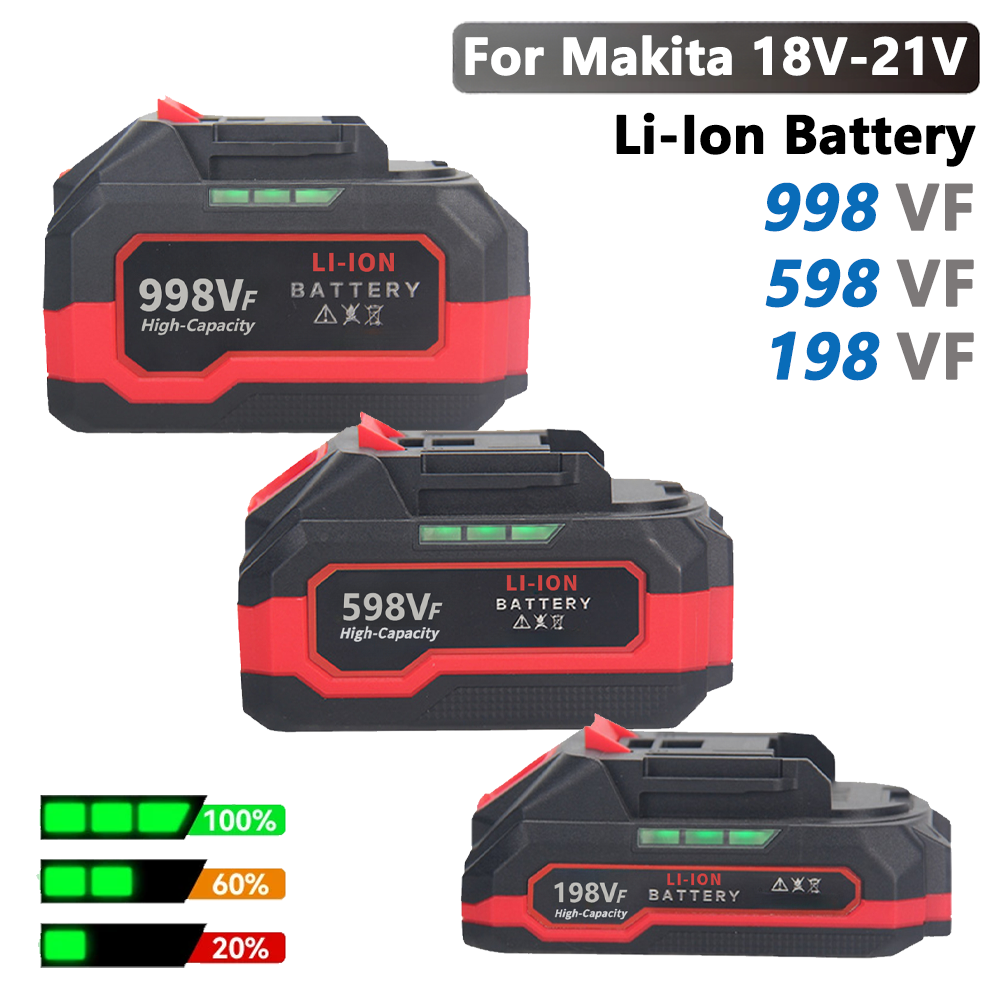 198VF 598VF 998VF 18V 21V 高容量充電式リチウムイオンバッテリーマキタ電動工具交換用バッテリー BMS