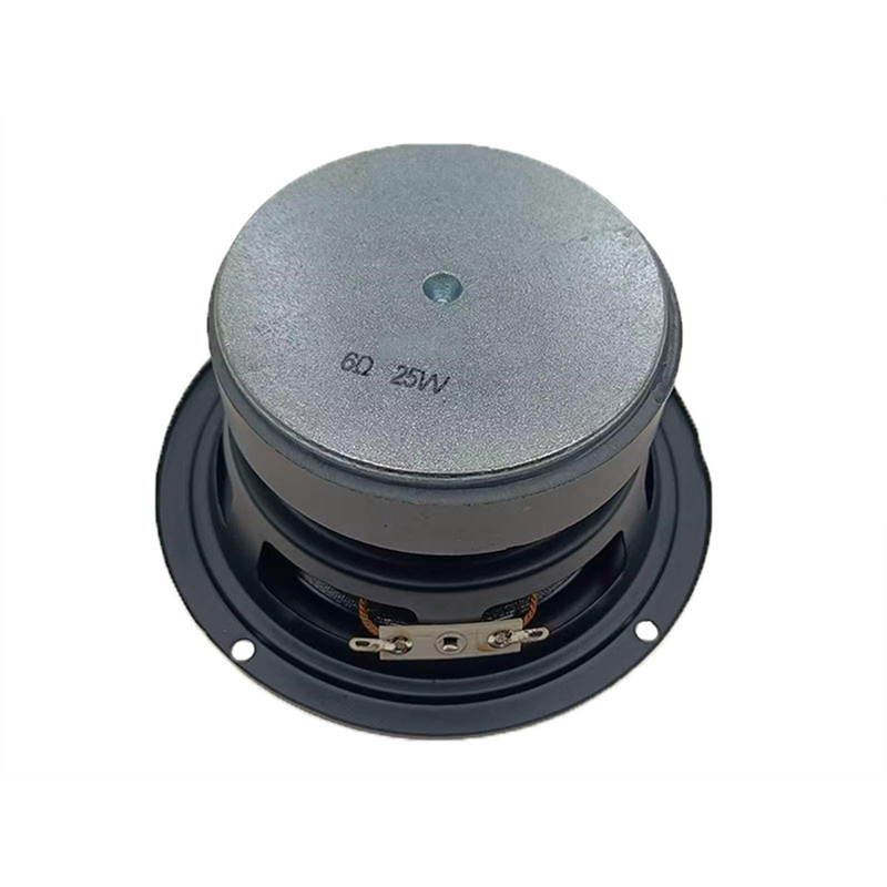 ABZW ユニバーサル 4.5 インチラウンドスピーカーステレオサウンドシステム 25 ワット 6Ω プレミアムオーディオアクセサリーオーディオミッドレンジスピーカー