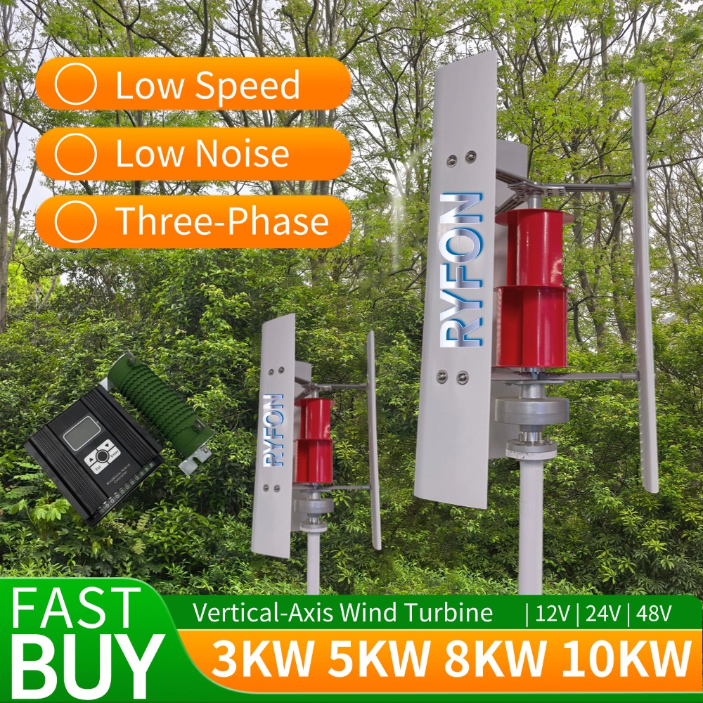 3KW 5KW 8KW10KW 風力タービン 3000 ワット 3 ブレード風車風力タービンホーム屋根風力 12V 24V 48V 8000 ワットエネルギー発生器 5000 ワット